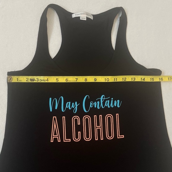 XS “may contain alcohol” Summer Top - Picture 4 of 6